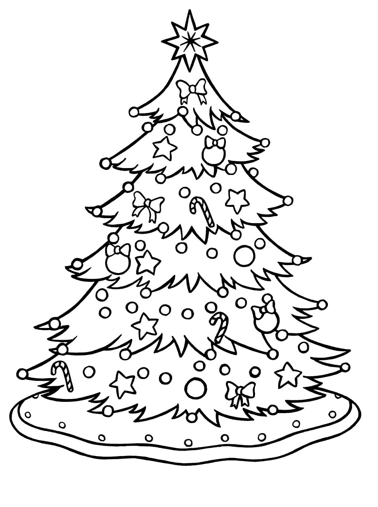 Hermoso Árbol de Navidad Grande