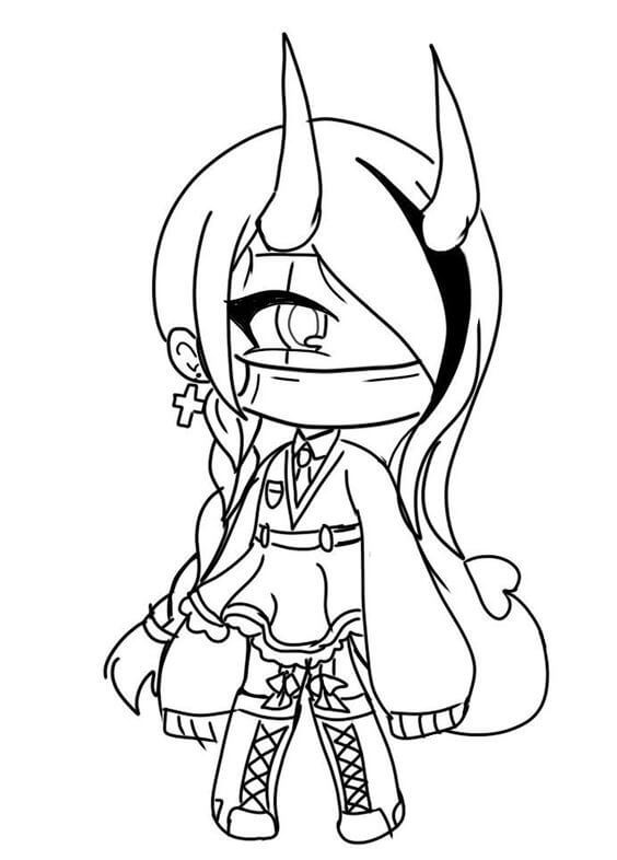 Hermoso personaje de anime de Gacha Life
