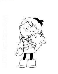 Hilda Sosteniendo una Ramita