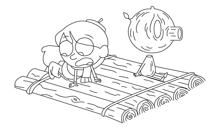 Hilda en la Balsa