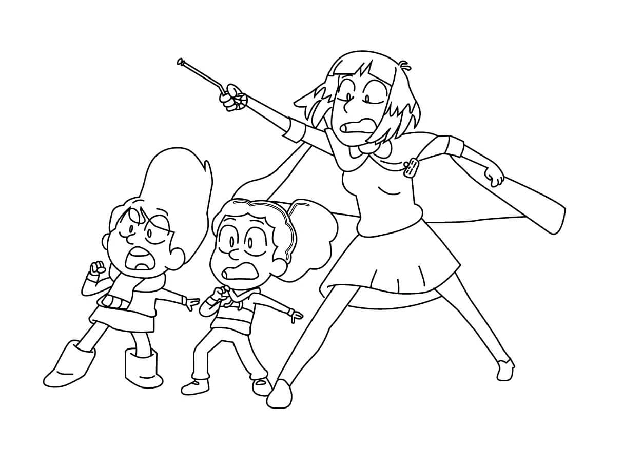 Hilda y sus Amigos Asustados