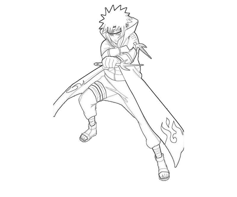 Hokage Minato Luchando