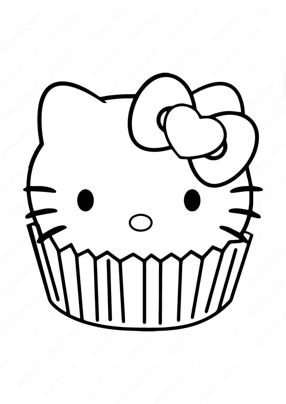 Hola Gatito en Cupcake
