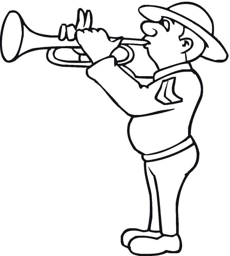 Hombre en el Día de los Veteranos