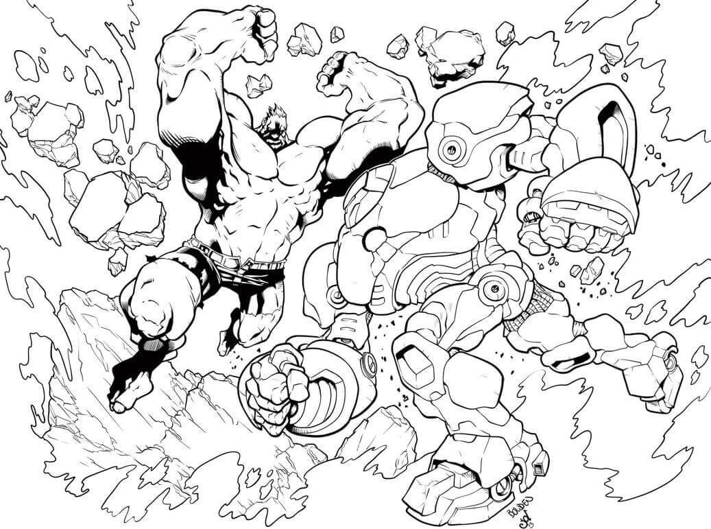 Hulkbuster vs Hulk 1