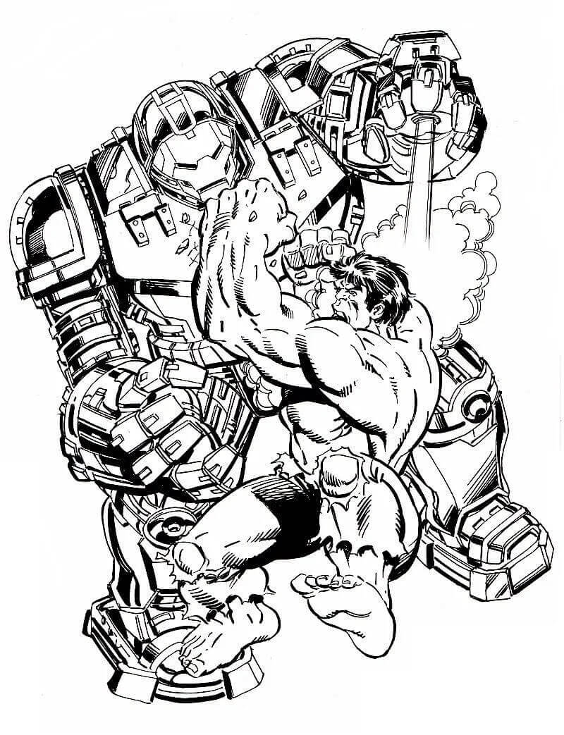Hulkbuster vs Hulk 4