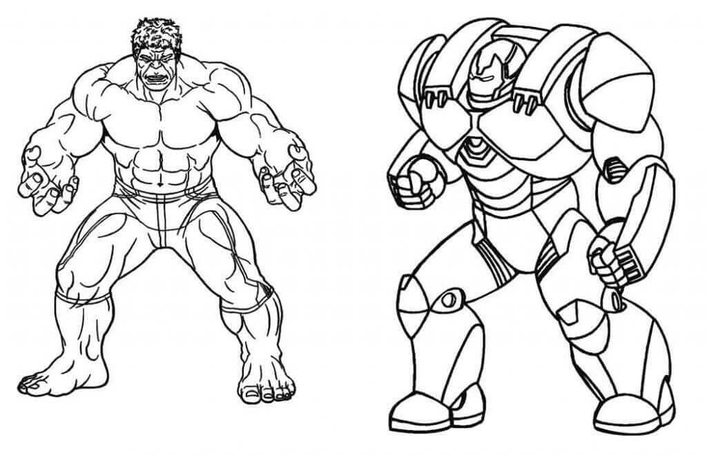 Hulkbuster y Hulk