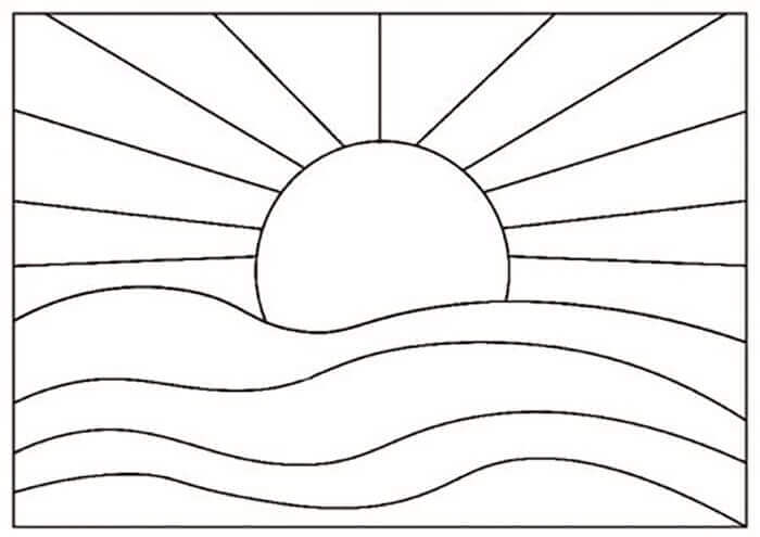 Imagen De Puesta De Sol Simple