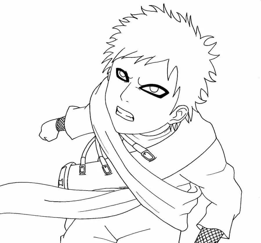 Impresionante Gaara Enojado
