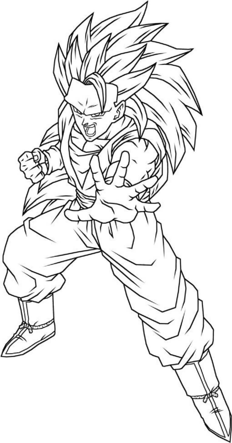 Impresionante Goku SSj3