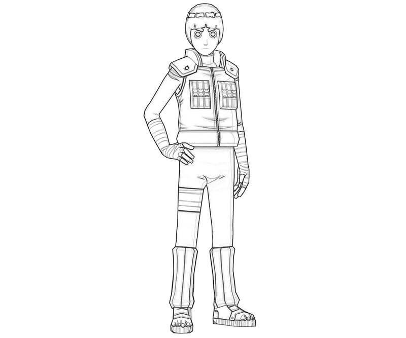 Impresionante Rock Lee