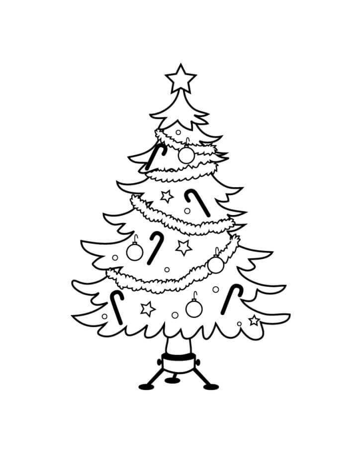 Impresionante árbol de Navidad