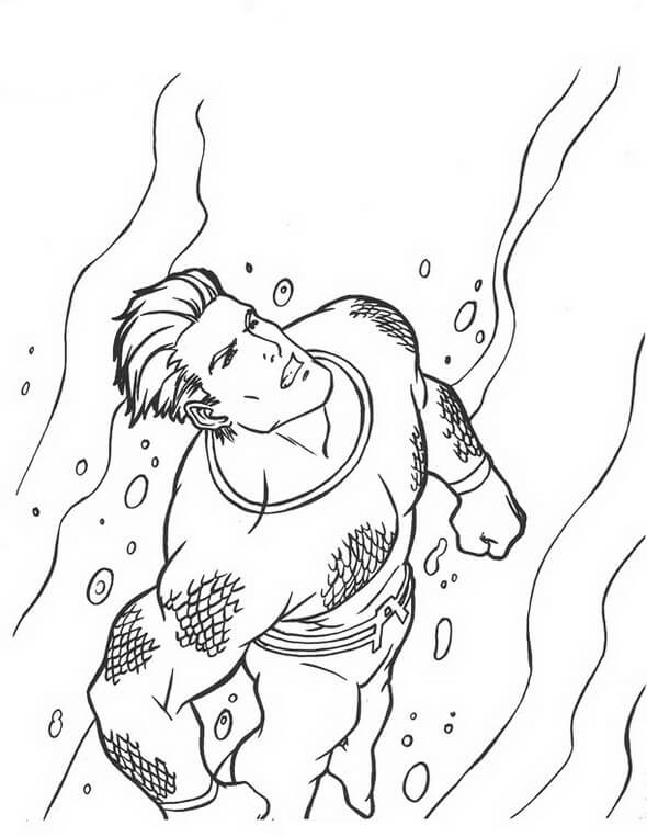 Imprimible Aquaman