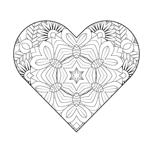 Imágenes gratis de Mandala de Corazón