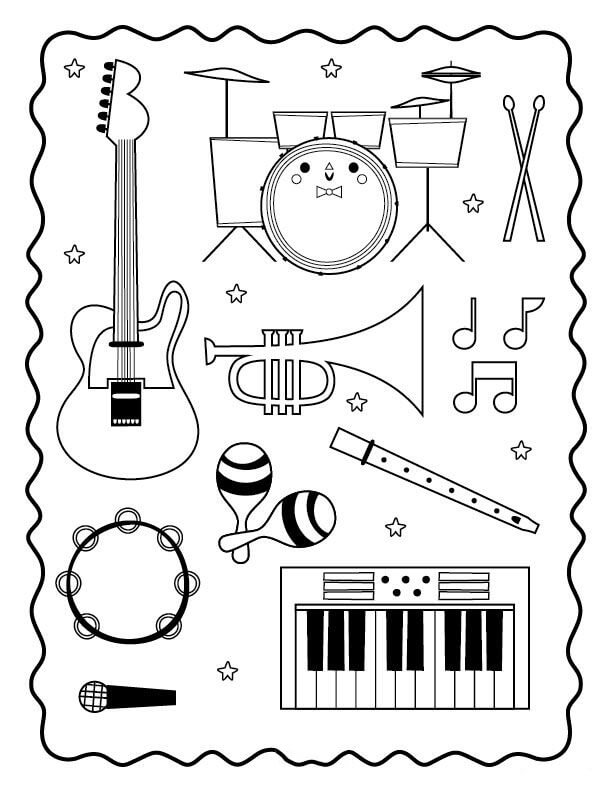 Instrumento de Música Simple
