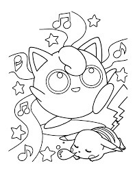 Jigglypuff Cantando y Pikachu Durmiendo
