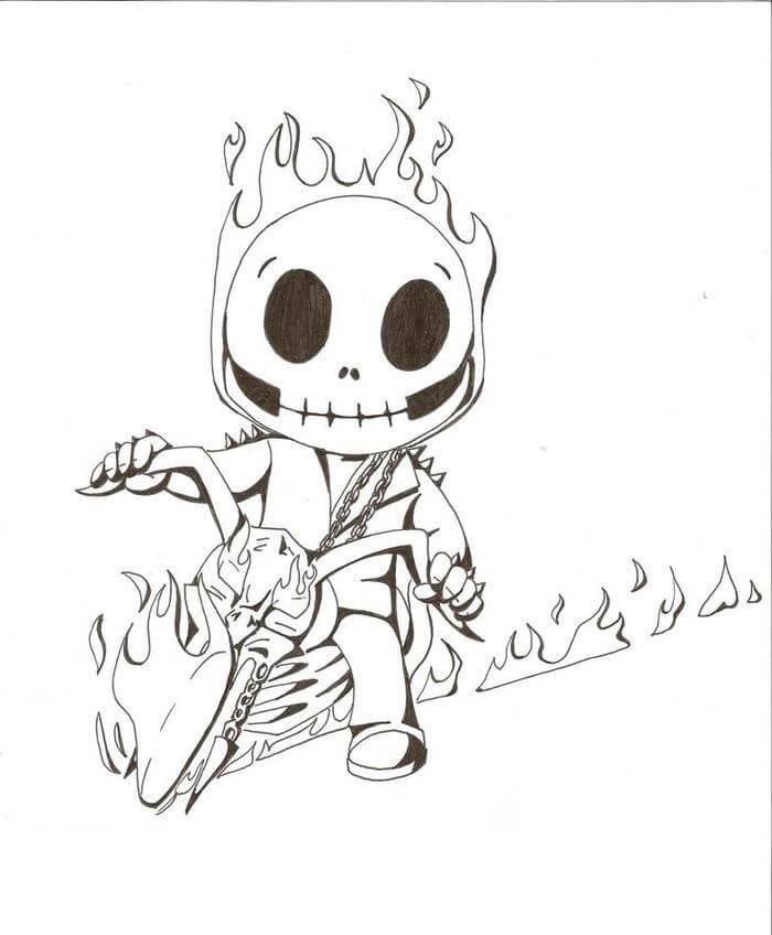 Jinete Fantasma de Dibujos Animados