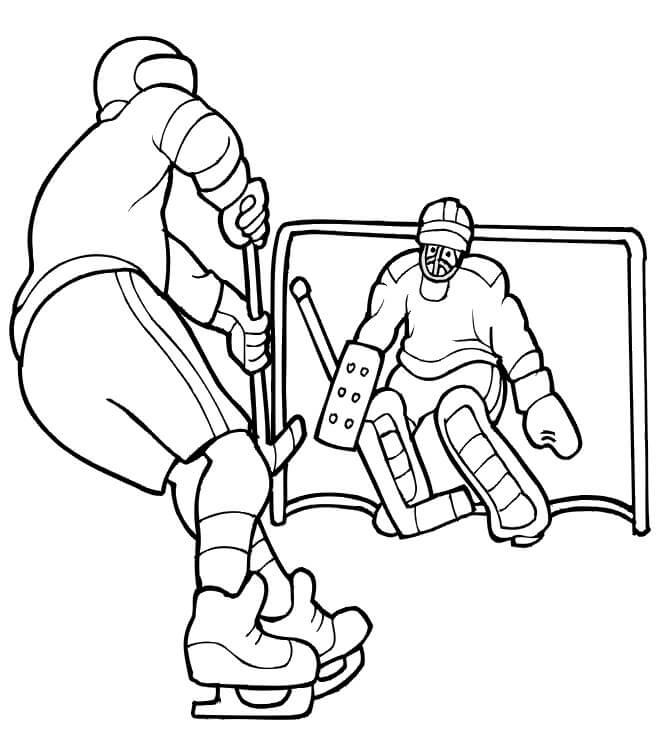 Jugador de Hockey Sobre Hielo