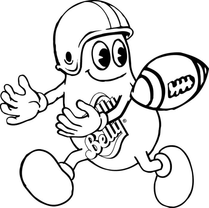 Jugador de Rugby de Frijoles