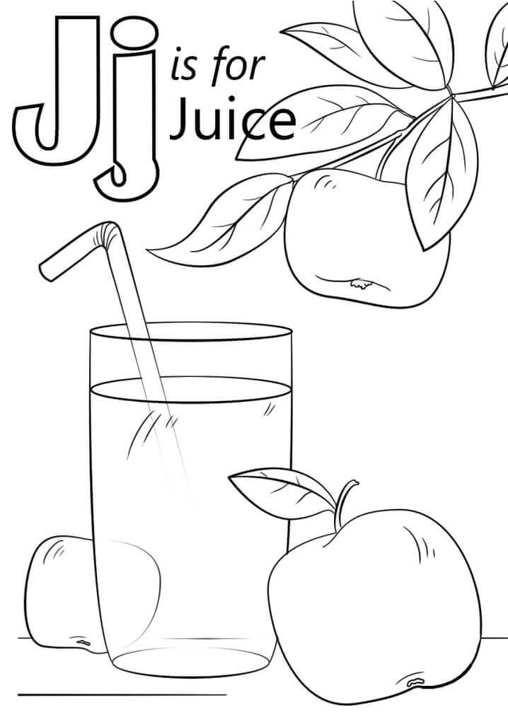 Jugo Letra J