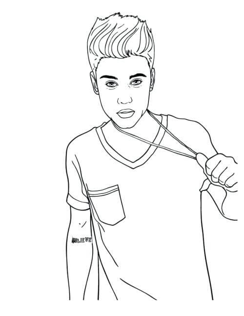 Justin Bieber con Peinado Recortado