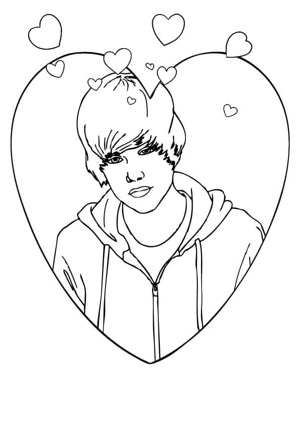 Justin Bieber en Corazones