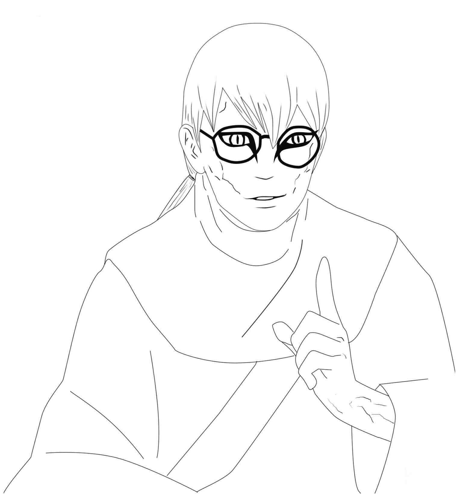 Kabuto Yakushi tiene Ojos de Serpiente