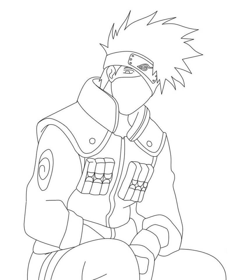 Kakashi Sentado