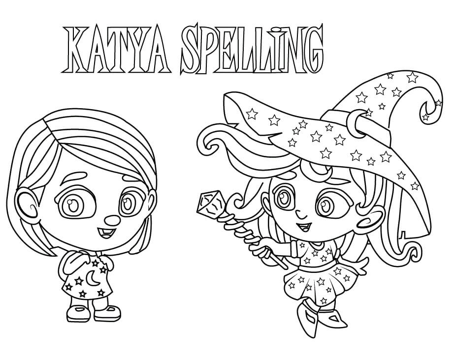 Katya ortografía de Super Monstruos