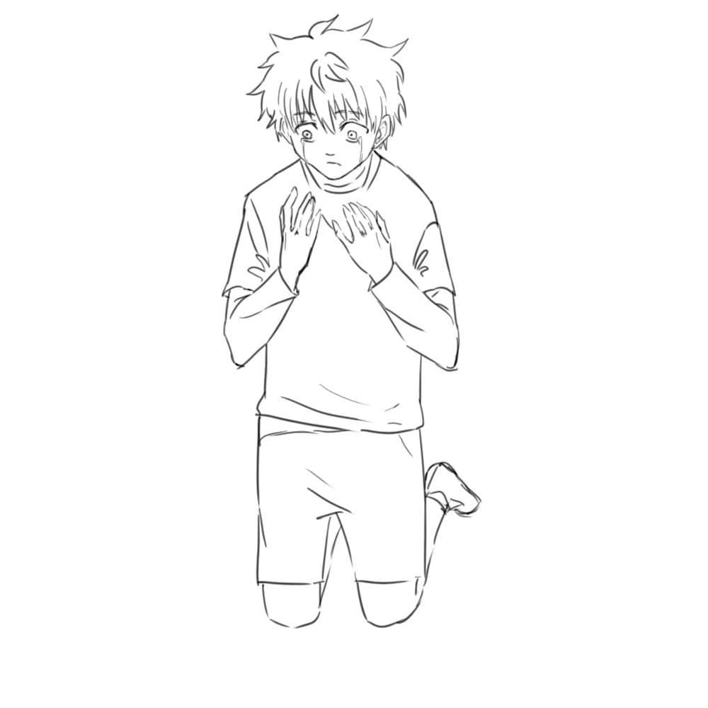 Killua Zoldyck Llorando