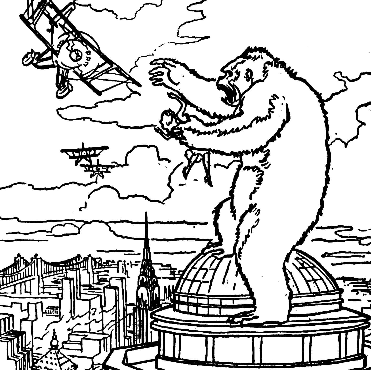 King Kong está en el Edificio del Parlamento