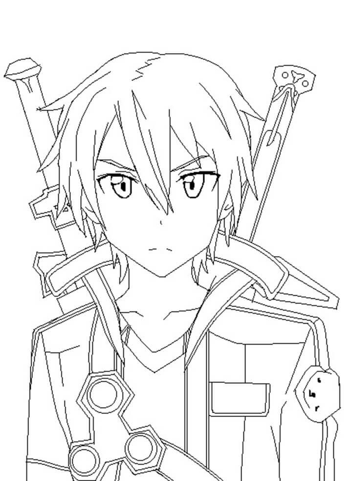Kirito Con Dos Espadas
