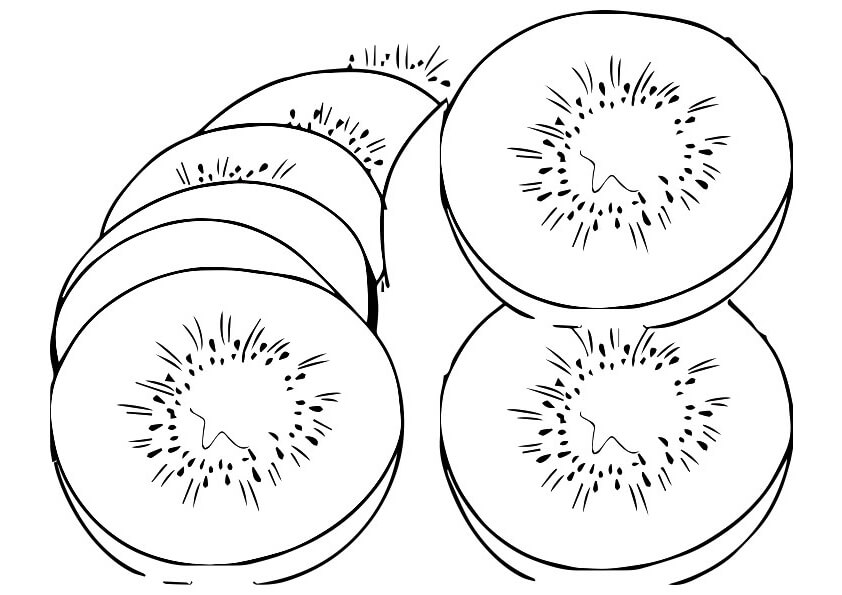 Kiwi en Rodajas