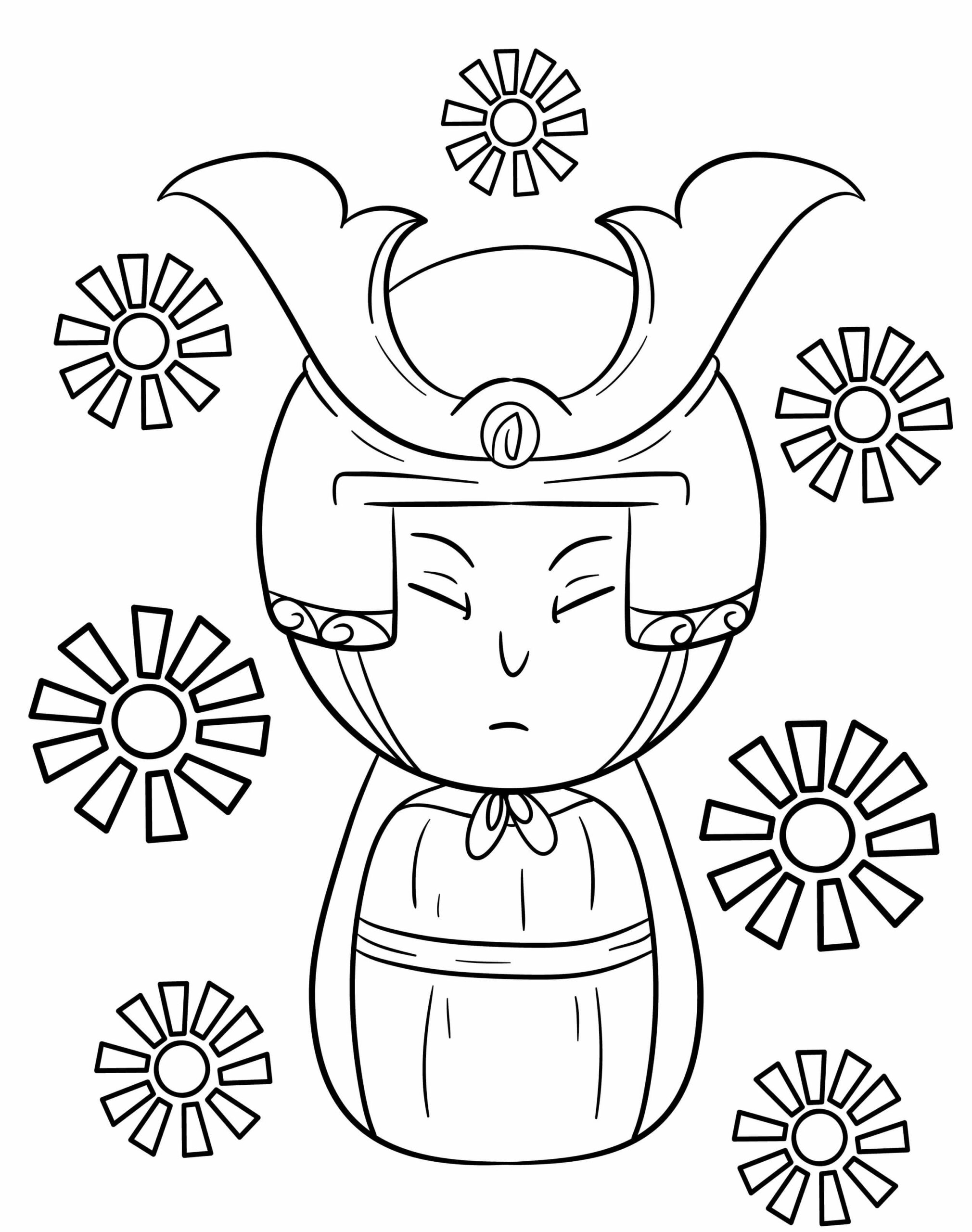 Kokeshi japonés KIMMIDOLL