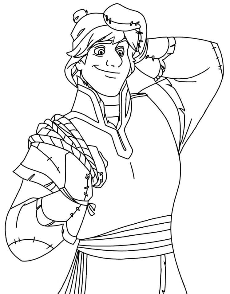 Kristoff con Cuerda