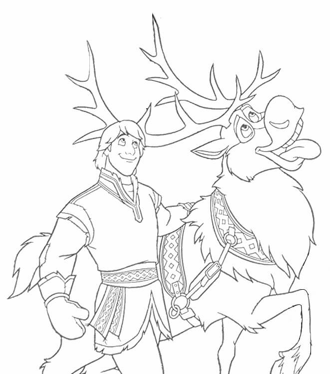 Kristoff y Sven Divertidos