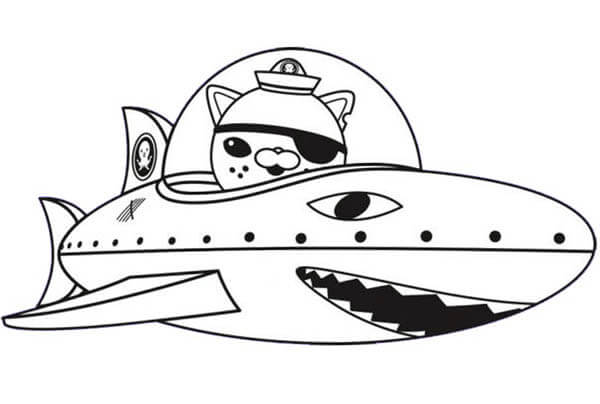 Kwazii en Submarino Tiburón