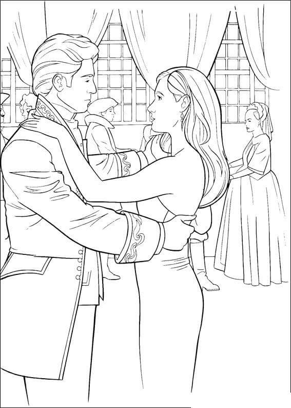 La princesa Giselle y el Príncipe Bailarín