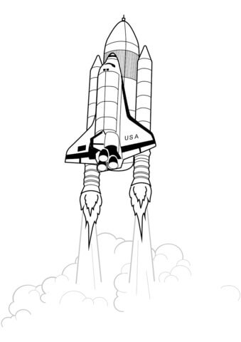 Lanzamiento del Transbordador Espacial