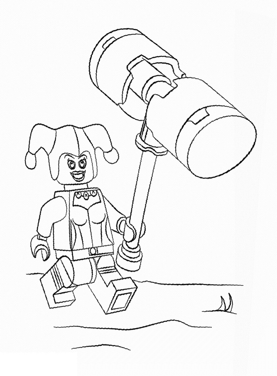Lego Harley Quinn con Martillo