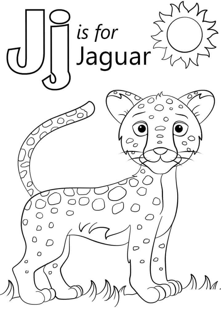 Letra J De Jaguar