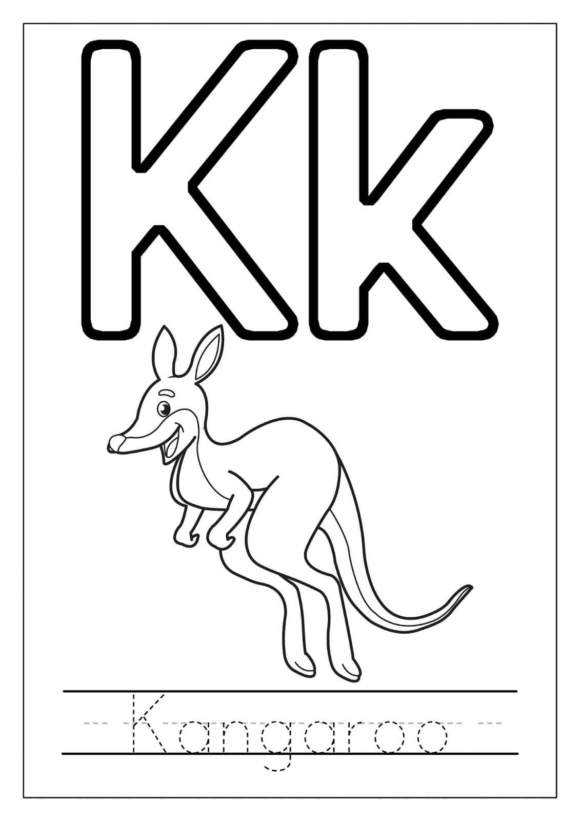 Letra K Canguro