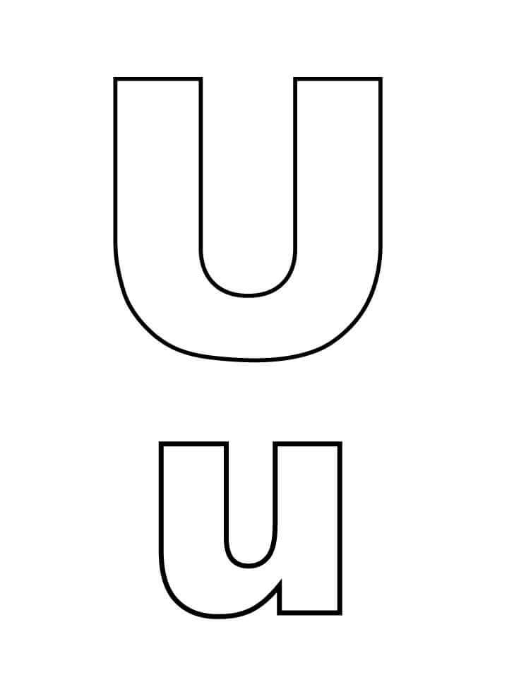 Letra U 3