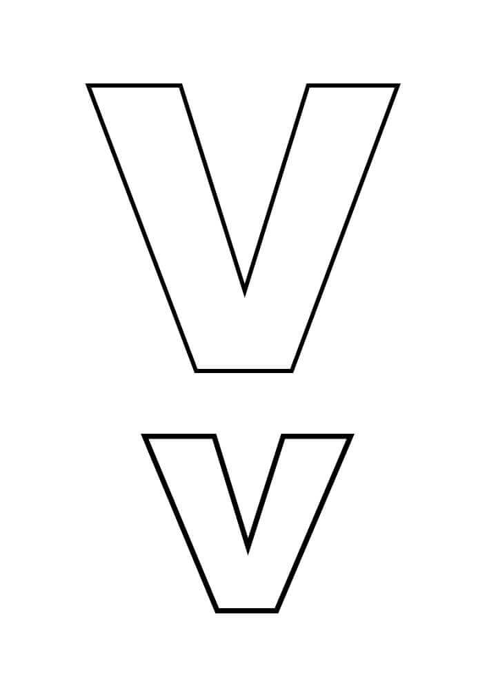 Letra V 2