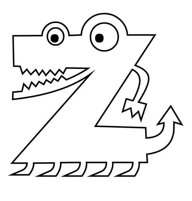 Letter Z Montruo