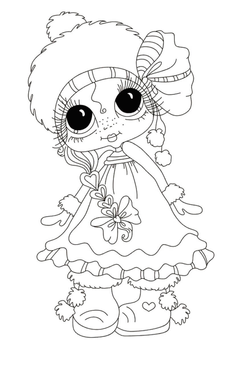 Linda Niña con Ojos Grandes