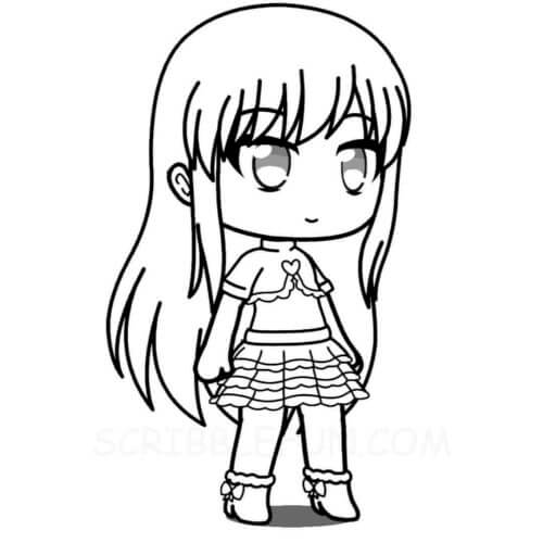 Linda chica gacha Vida