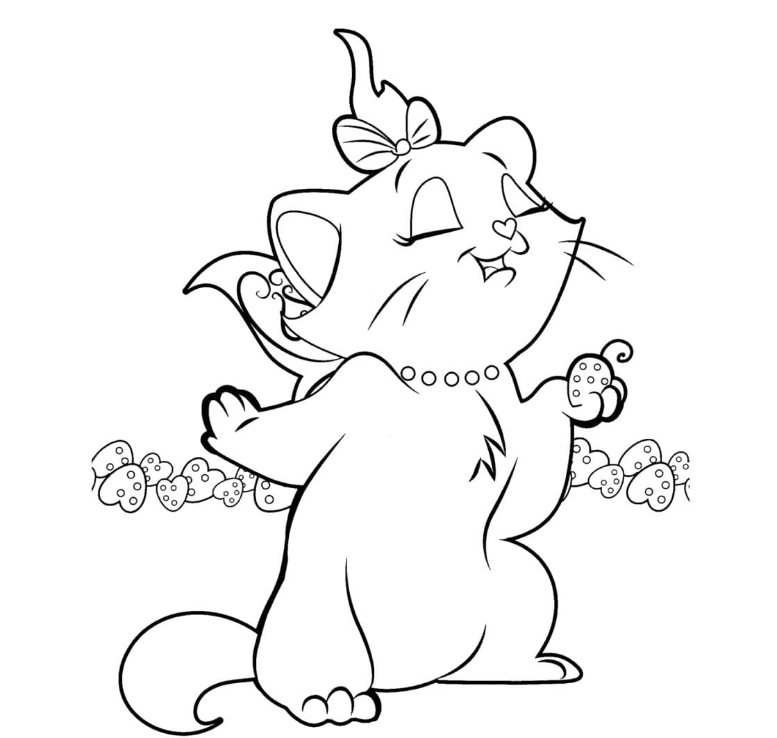Linda imagen de gato Marie