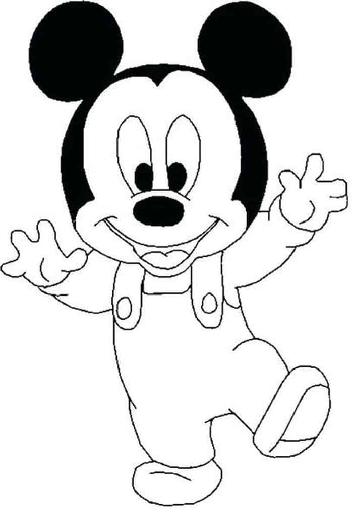 Lindo Bebé Mickey Mouse