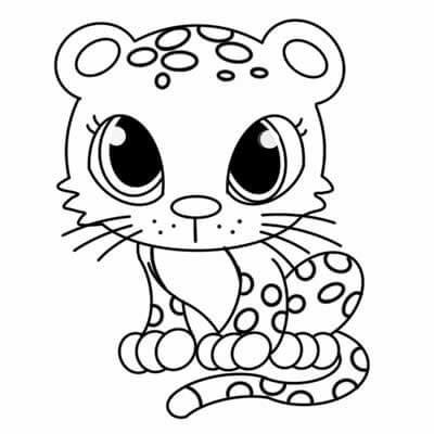 Lindo Bebé Leopardo